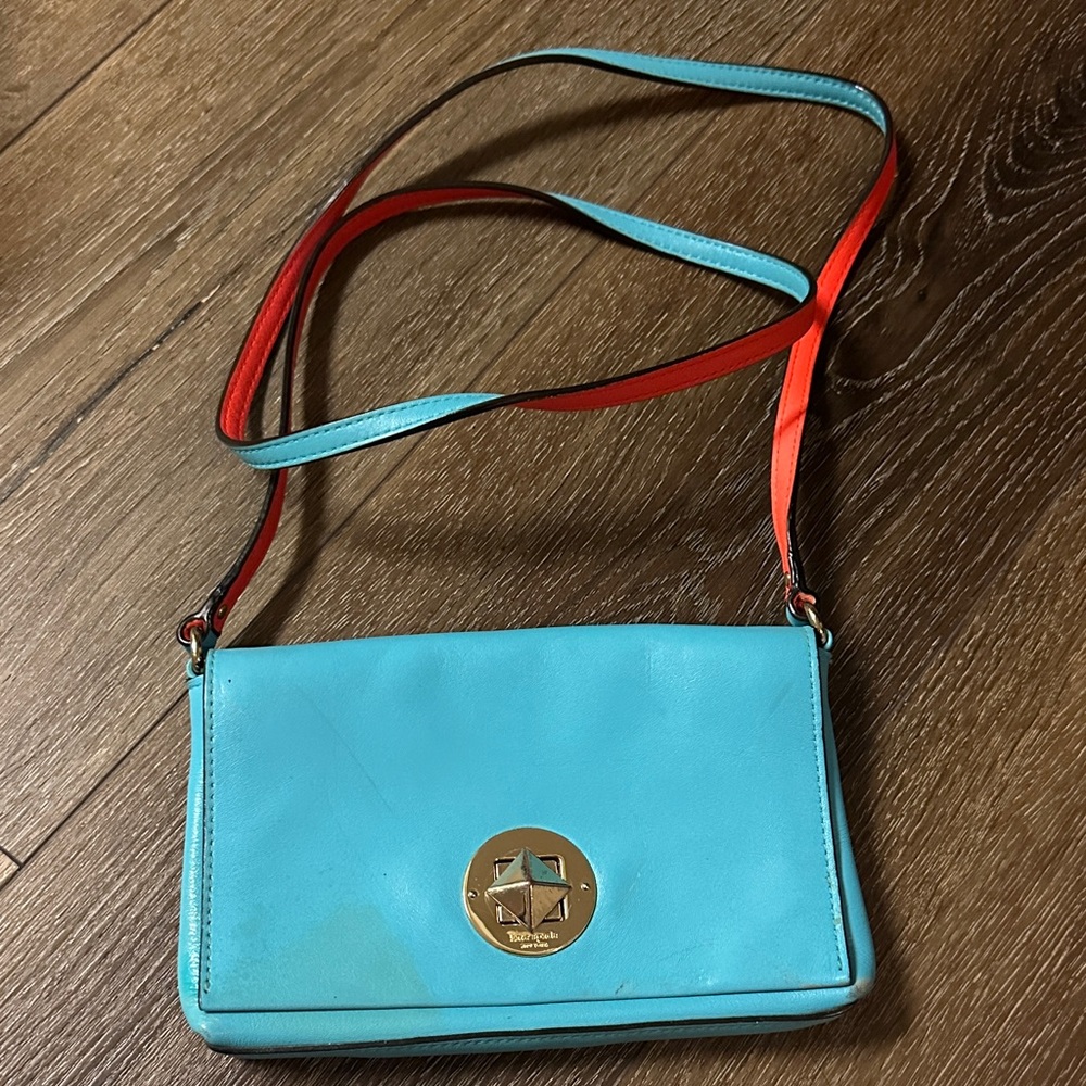 Kate Spade Stylish Blue and Orange Women's Crossbody Bag